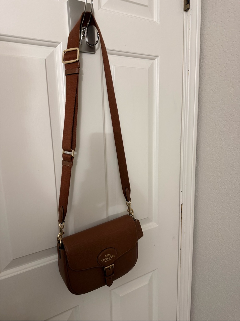 Coach Amelia Saddle Bag - Brown